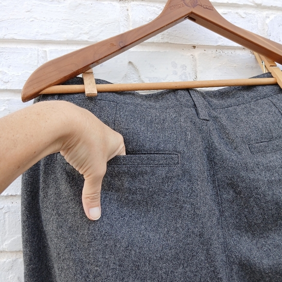 Gap Wool Pants Straight Gray 31x30 - Picture 5 of 5